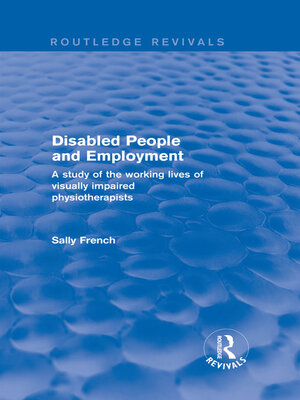cover image of Disabled People and Employment